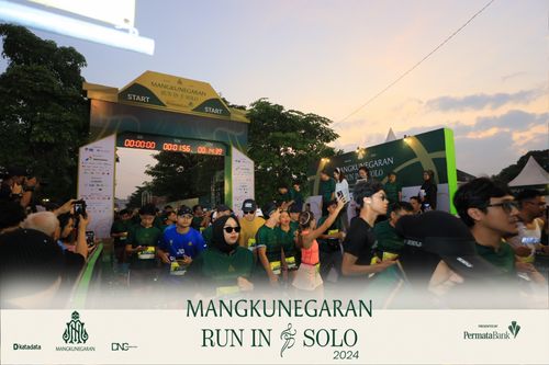 Race photo from Mangkunegaran Run 2024