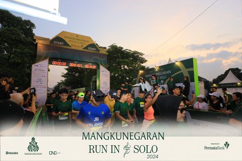 Race photo from Mangkunegaran Run 2024
