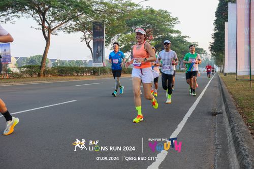 Race photo from BAF LIONS RUN 2024