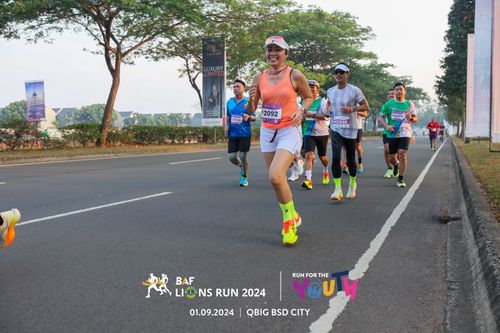 Race photo from BAF LIONS RUN 2024