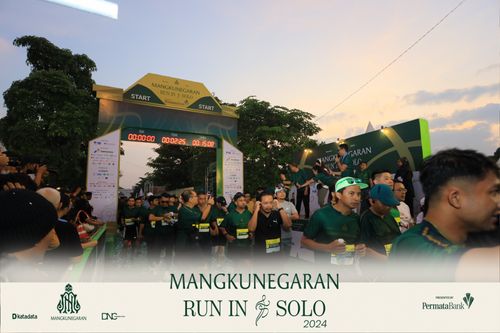 Race photo from Mangkunegaran Run 2024