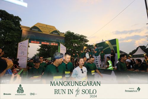Race photo from Mangkunegaran Run 2024
