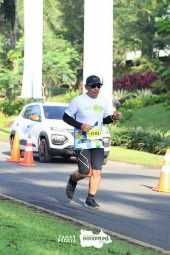 Race photo from Taman Budaya x BOGORUN 2025