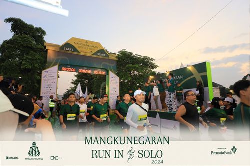 Race photo from Mangkunegaran Run 2024