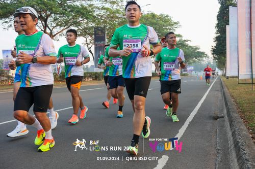 Race photo from BAF LIONS RUN 2024