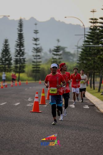 Race photo from CISANGKAN KBP CITY RUN 2025