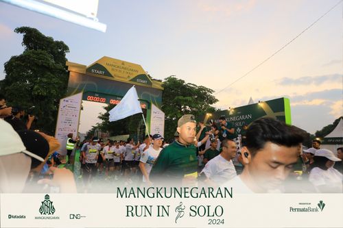 Race photo from Mangkunegaran Run 2024