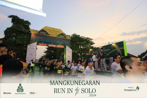 Race photo from Mangkunegaran Run 2024