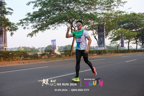 Race photo from BAF LIONS RUN 2024