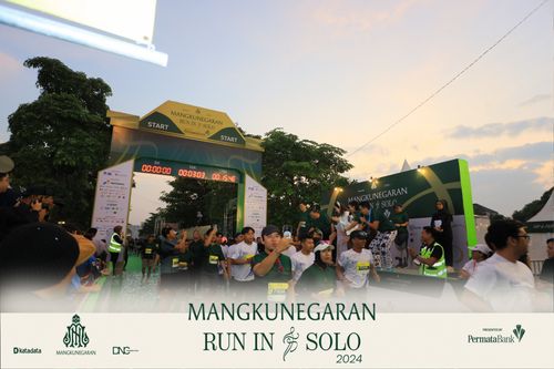 Race photo from Mangkunegaran Run 2024