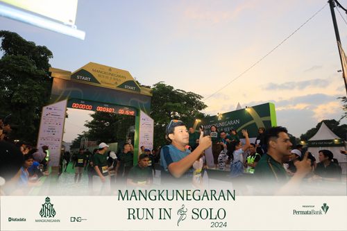 Race photo from Mangkunegaran Run 2024