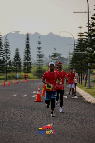 Race photo from CISANGKAN KBP CITY RUN 2025