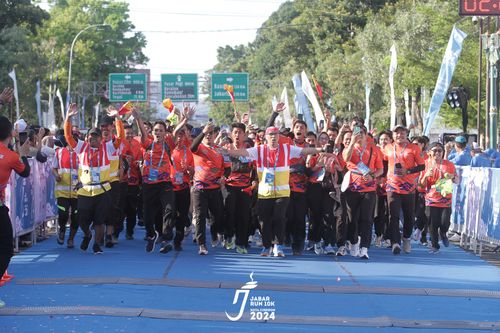 Race photo from Jabar Run 10K 2024
