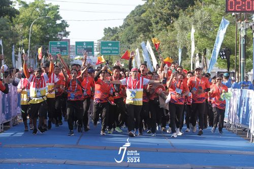 Race photo from Jabar Run 10K 2024