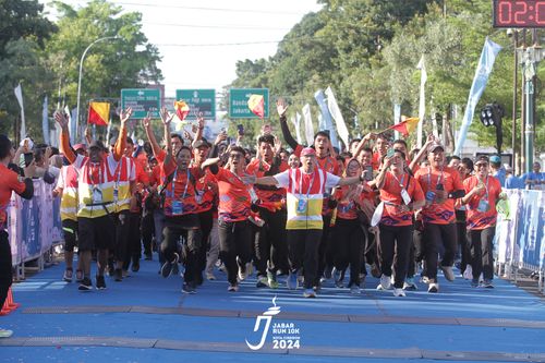 Race photo from Jabar Run 10K 2024