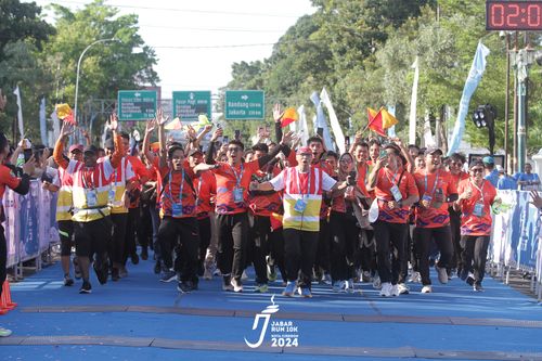 Race photo from Jabar Run 10K 2024