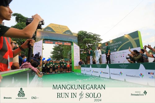Race photo from Mangkunegaran Run 2024