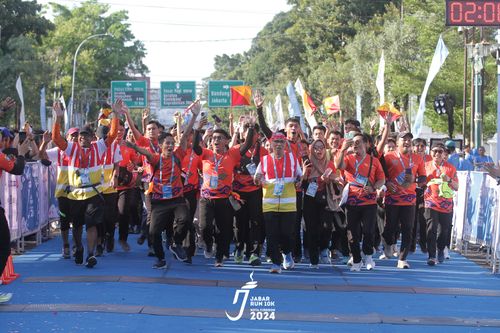 Race photo from Jabar Run 10K 2024