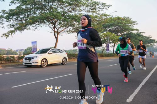 Race photo from BAF LIONS RUN 2024