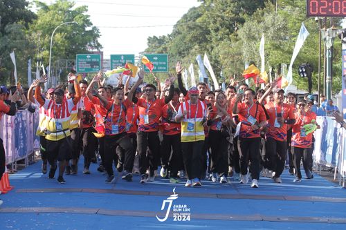 Race photo from Jabar Run 10K 2024