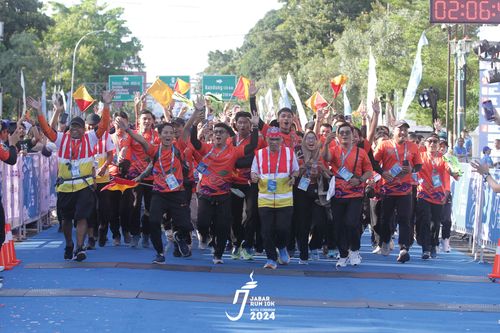 Race photo from Jabar Run 10K 2024