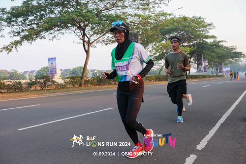 Race photo from BAF LIONS RUN 2024