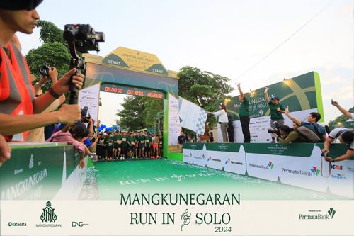 Race photo from Mangkunegaran Run 2024