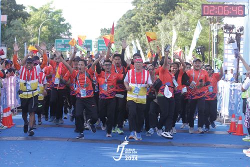 Race photo from Jabar Run 10K 2024