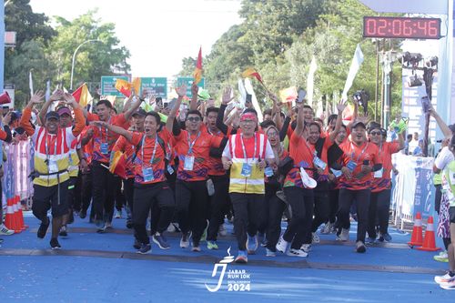 Race photo from Jabar Run 10K 2024