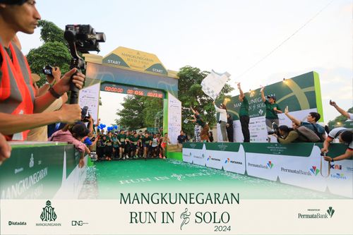 Race photo from Mangkunegaran Run 2024