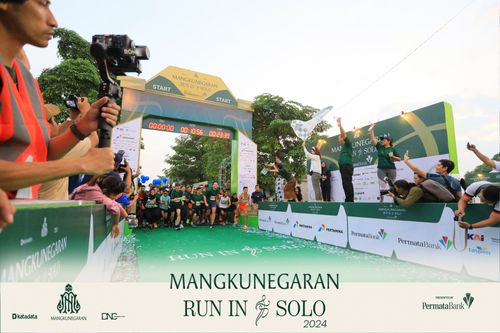 Race photo from Mangkunegaran Run 2024