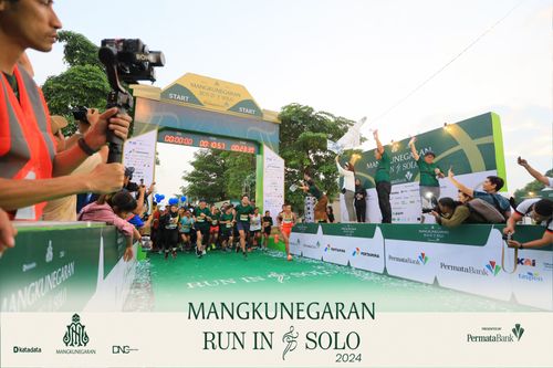 Race photo from Mangkunegaran Run 2024