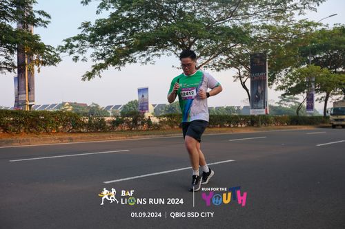 Race photo from BAF LIONS RUN 2024