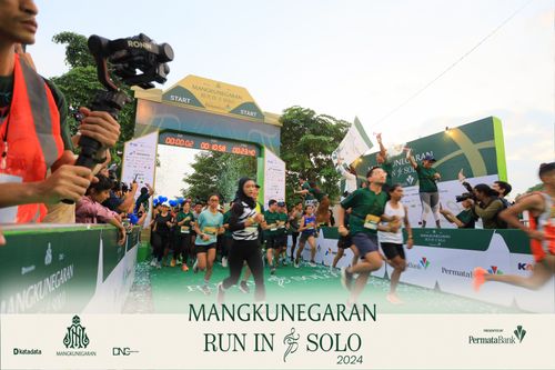 Race photo from Mangkunegaran Run 2024