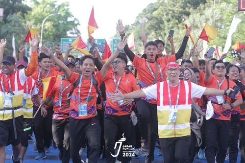 Race photo from Jabar Run 10K 2024