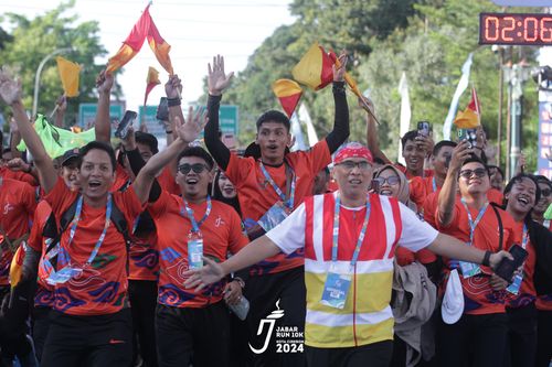 Race photo from Jabar Run 10K 2024