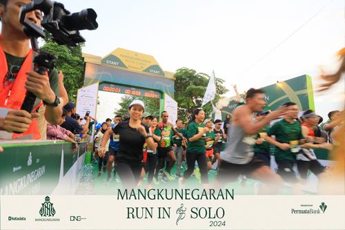 Race photo from Mangkunegaran Run 2024