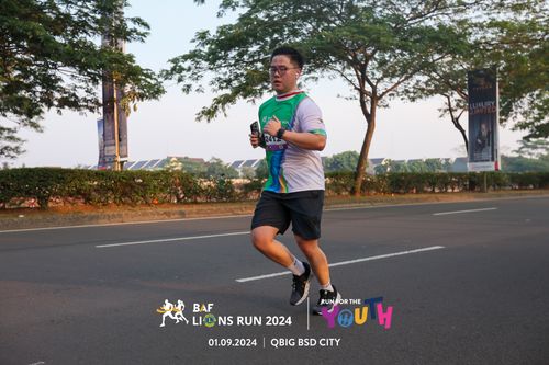 Race photo from BAF LIONS RUN 2024