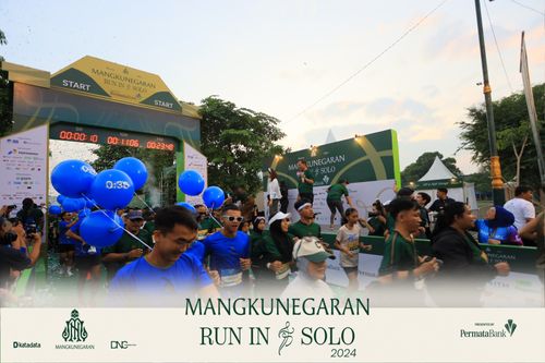 Race photo from Mangkunegaran Run 2024