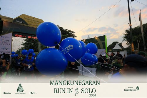 Race photo from Mangkunegaran Run 2024
