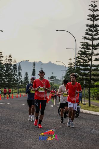 Race photo from CISANGKAN KBP CITY RUN 2025