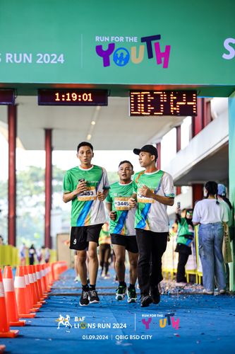 Race photo from BAF LIONS RUN 2024