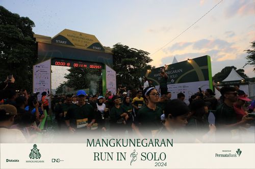 Race photo from Mangkunegaran Run 2024