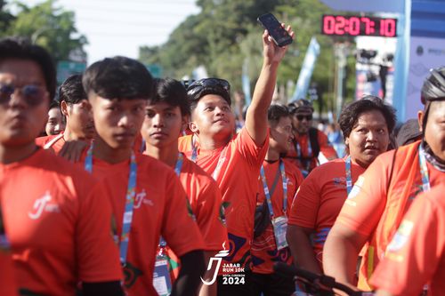 Race photo from Jabar Run 10K 2024