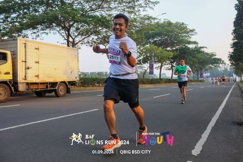 Race photo from BAF LIONS RUN 2024