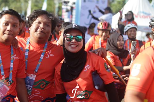 Race photo from Jabar Run 10K 2024