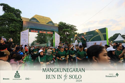 Race photo from Mangkunegaran Run 2024