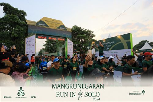 Race photo from Mangkunegaran Run 2024