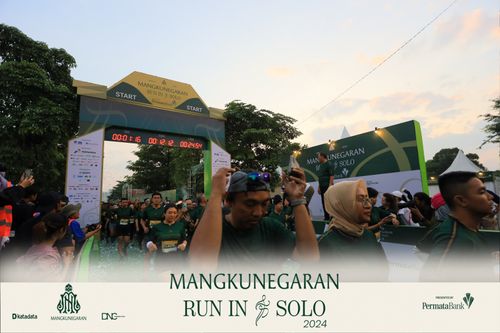 Race photo from Mangkunegaran Run 2024