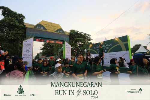 Race photo from Mangkunegaran Run 2024